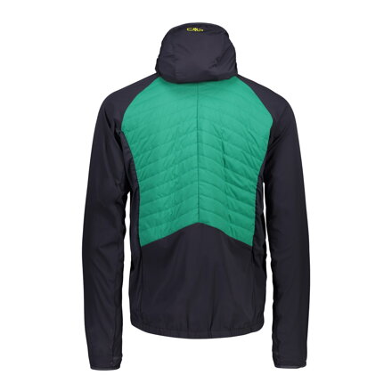 Bunda CMP fix hood emerald pánská