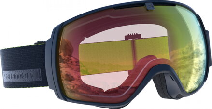 Brýle Salomon XT one photo - dress blue/AW red, lyžařské 