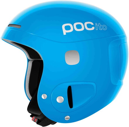 Helma POCito Skull fluorescent blue, dětská, lyžařská