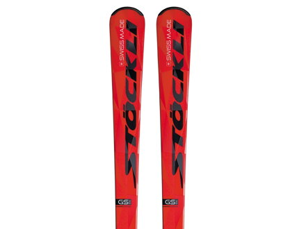 Lyže Stockli GS SOC Laser WRT, red + N SP 12 TI + STO Speedplate lyže
