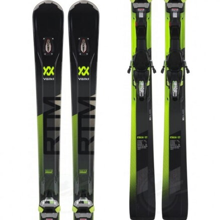Volkl RTM 84 WIDERIDE XL set + vázání lyže