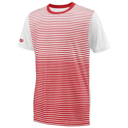 Triko Wilson  Team Striped Crew WRA769704, tenisové