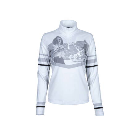 Mikina Stockli FUNKTIONSSHIRT STOE, dámská, lyžařská, white