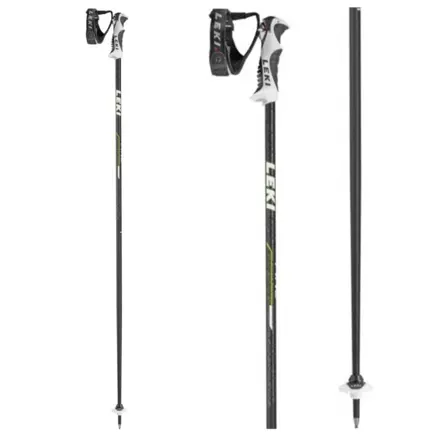 Hůlky Leki Spark Litte  S black, Ti system, 6406749, black/green lyžařské
