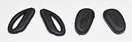 Nosní opěrka brýlí Rudy  Project Perception,  plné, black, 1 pár