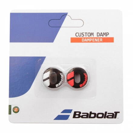Babolat Custom Damp X2 Black Fluo Red vibrastop